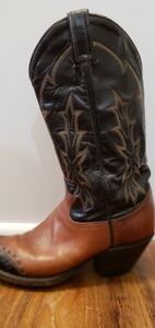 Mens Tony Lama Vintage Cowboy Boots sz 7